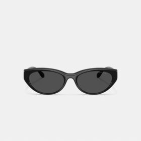 Gafas de sol ovaladas estilo «ojo de gato» con detalles dorados