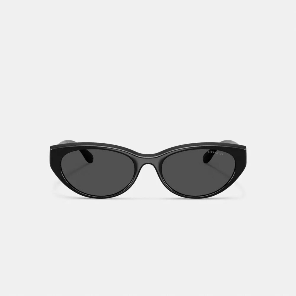 Gafas de sol ovaladas estilo «ojo de gato» con detalles dorados