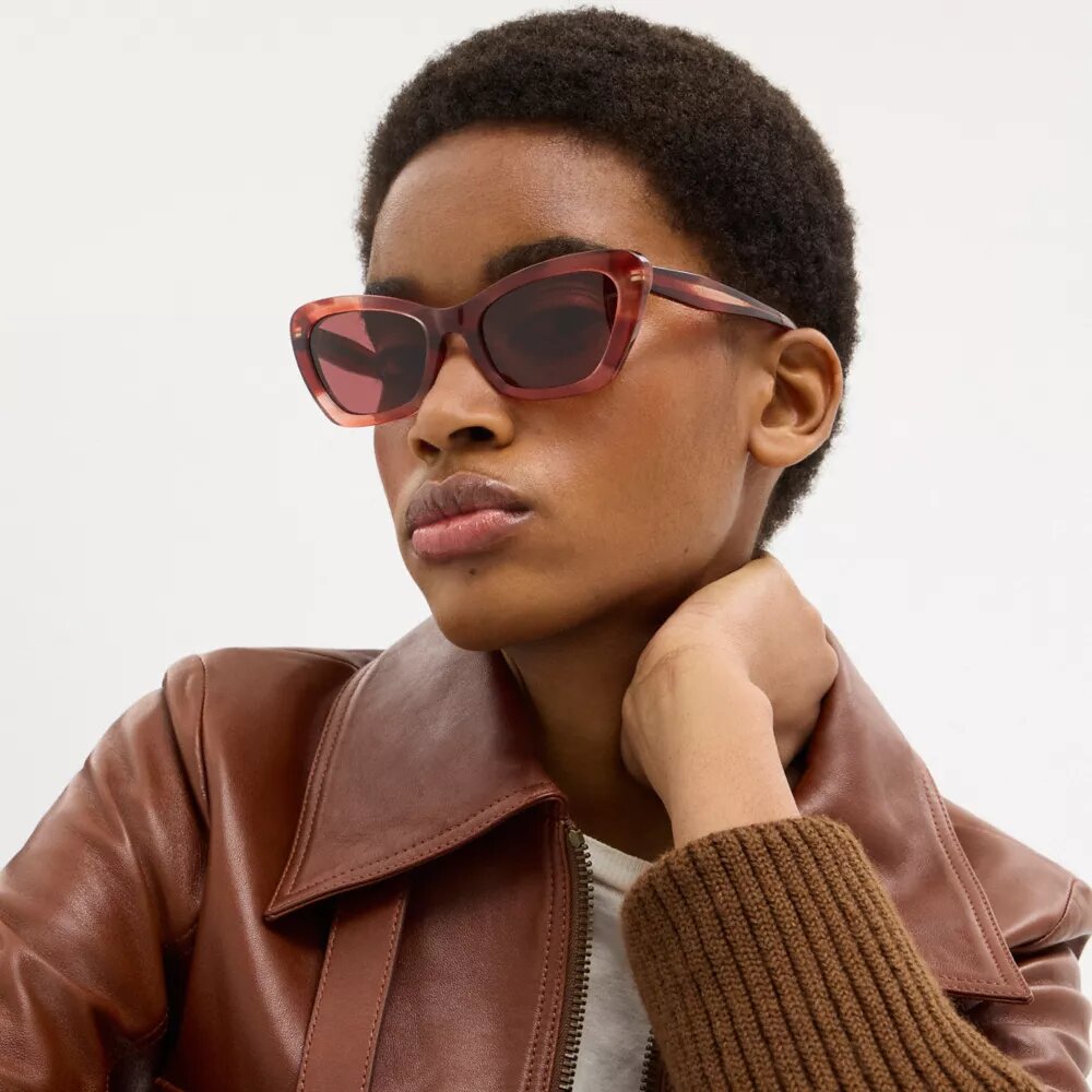 Gafas de sol tipo «ojo de gato» con montura de alambre