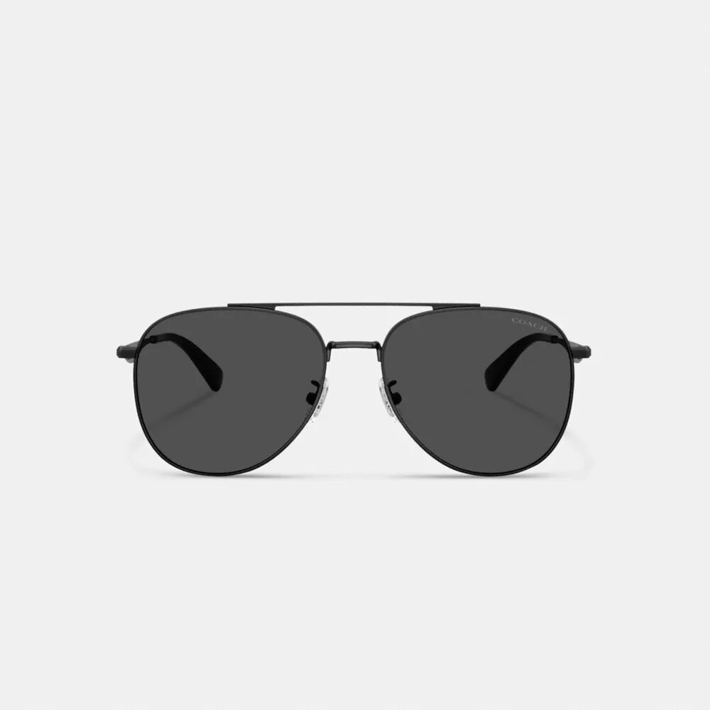 Gafas de sol tipo piloto con herrajes metálicos en color C