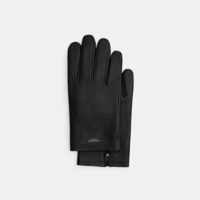 Guantes de cuero tecnológicos para hombre