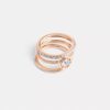 Juego de anillos «Halo Tea Rose»