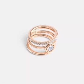 Juego de anillos «Halo Tea Rose»
