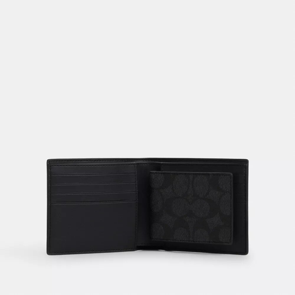 Juego de regalo de cartera 3 en 1 en caja, en Signature Canvas