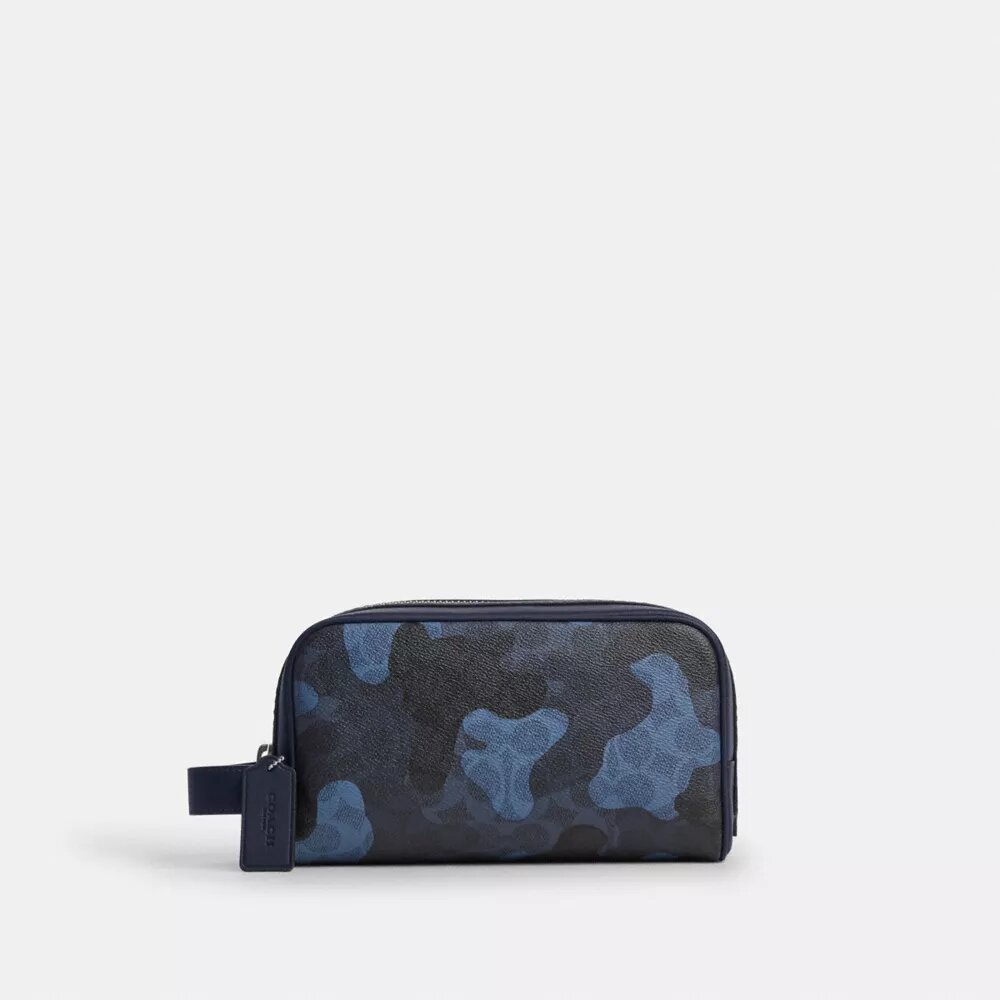 Kit de viaje pequeño con estampado de camuflaje exclusivo