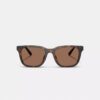 Lentes de sol cuadrados con patillas texturizadas y detalle «C»