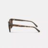 Lentes de sol cuadrados con patillas texturizadas y detalle «C»