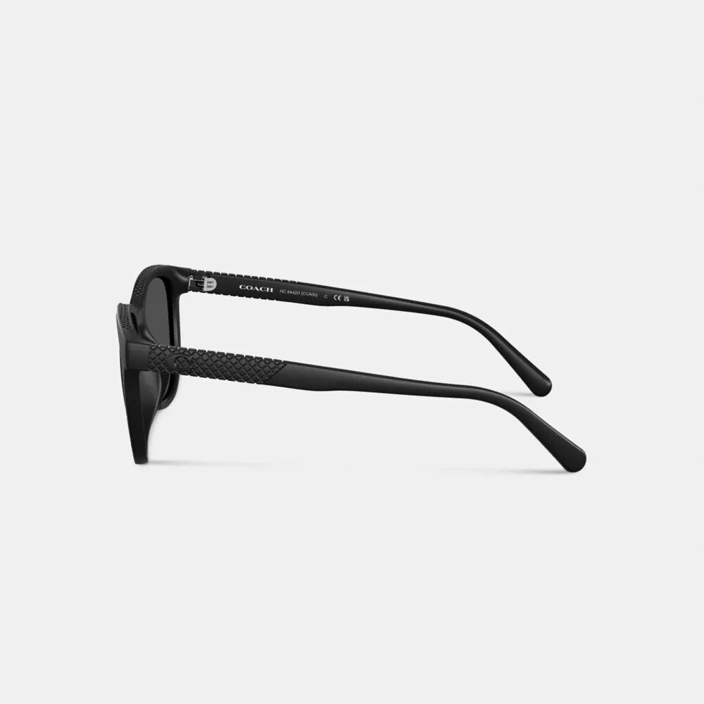 Lentes de sol cuadrados con textura