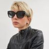 Lentes de sol cuadrados extragrandes Charms