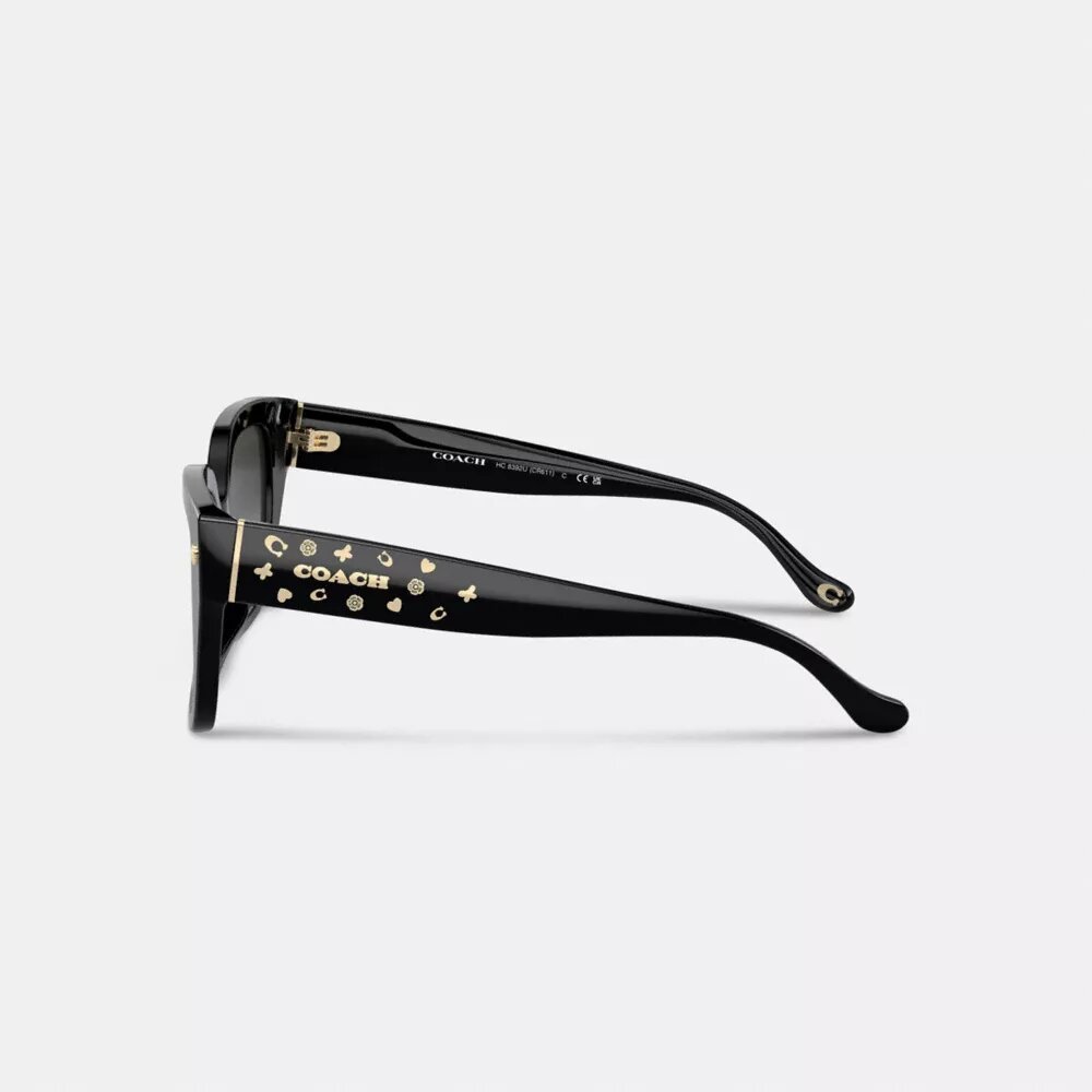 Lentes de sol cuadrados extragrandes Charms