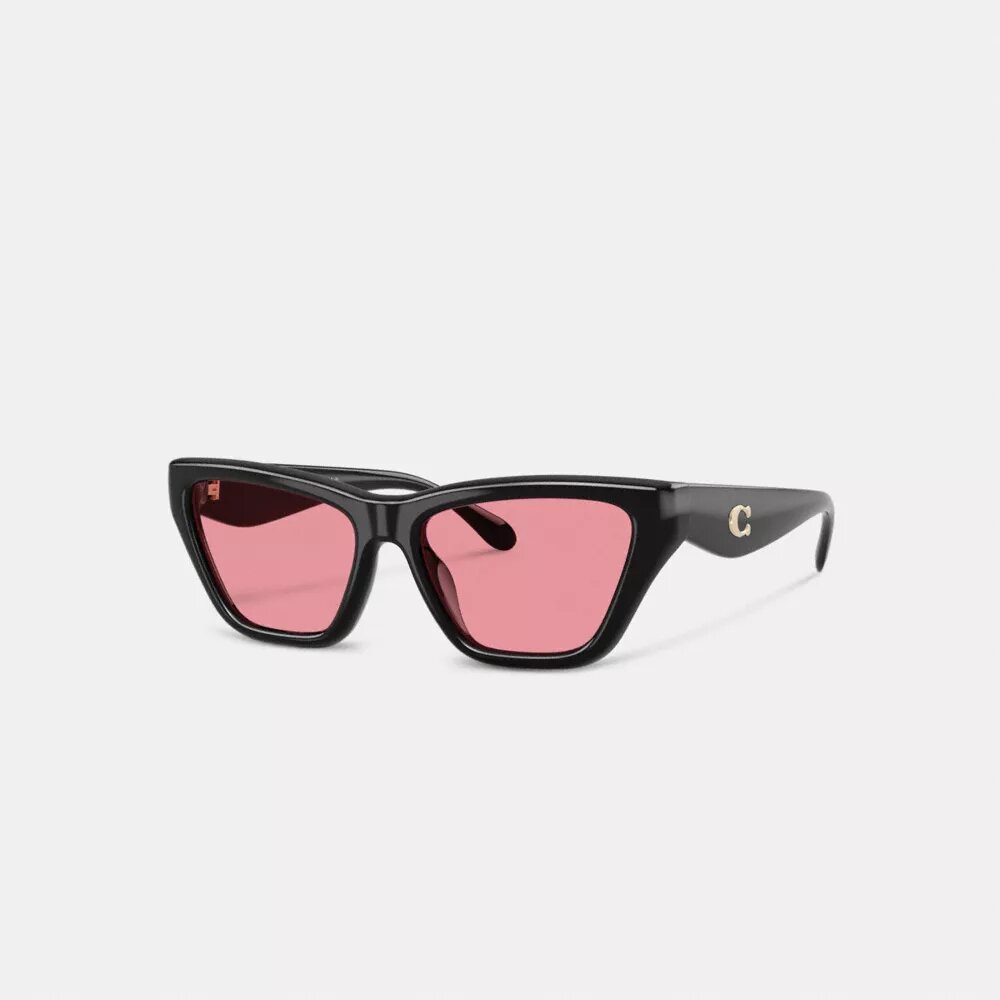 Lentes de sol de ojo de gato con detalles de C