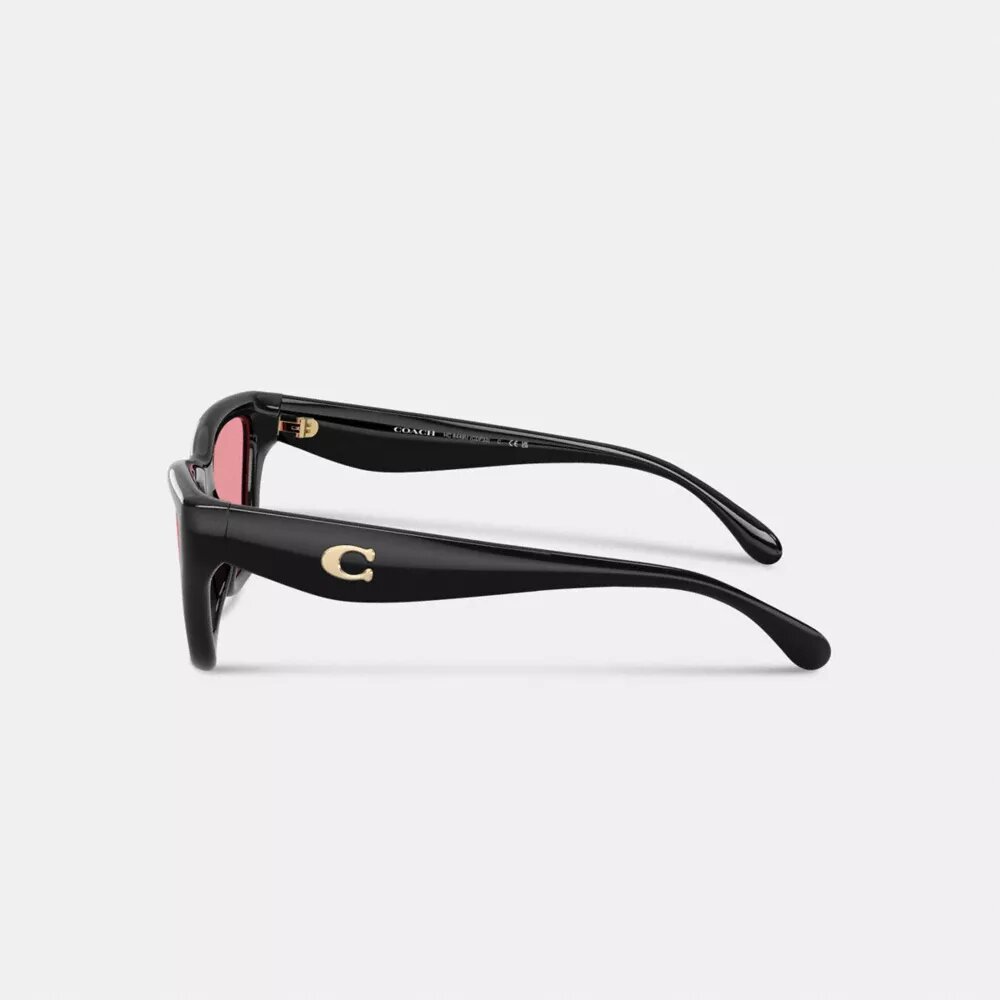 Lentes de sol de ojo de gato con detalles de C