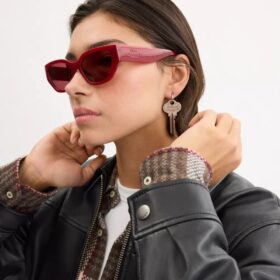 Lentes de sol geométricos estilo ojo de gato