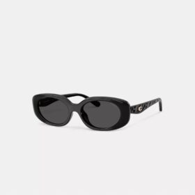 Lentes de sol ovalados-rectangulares con diseño acolchado