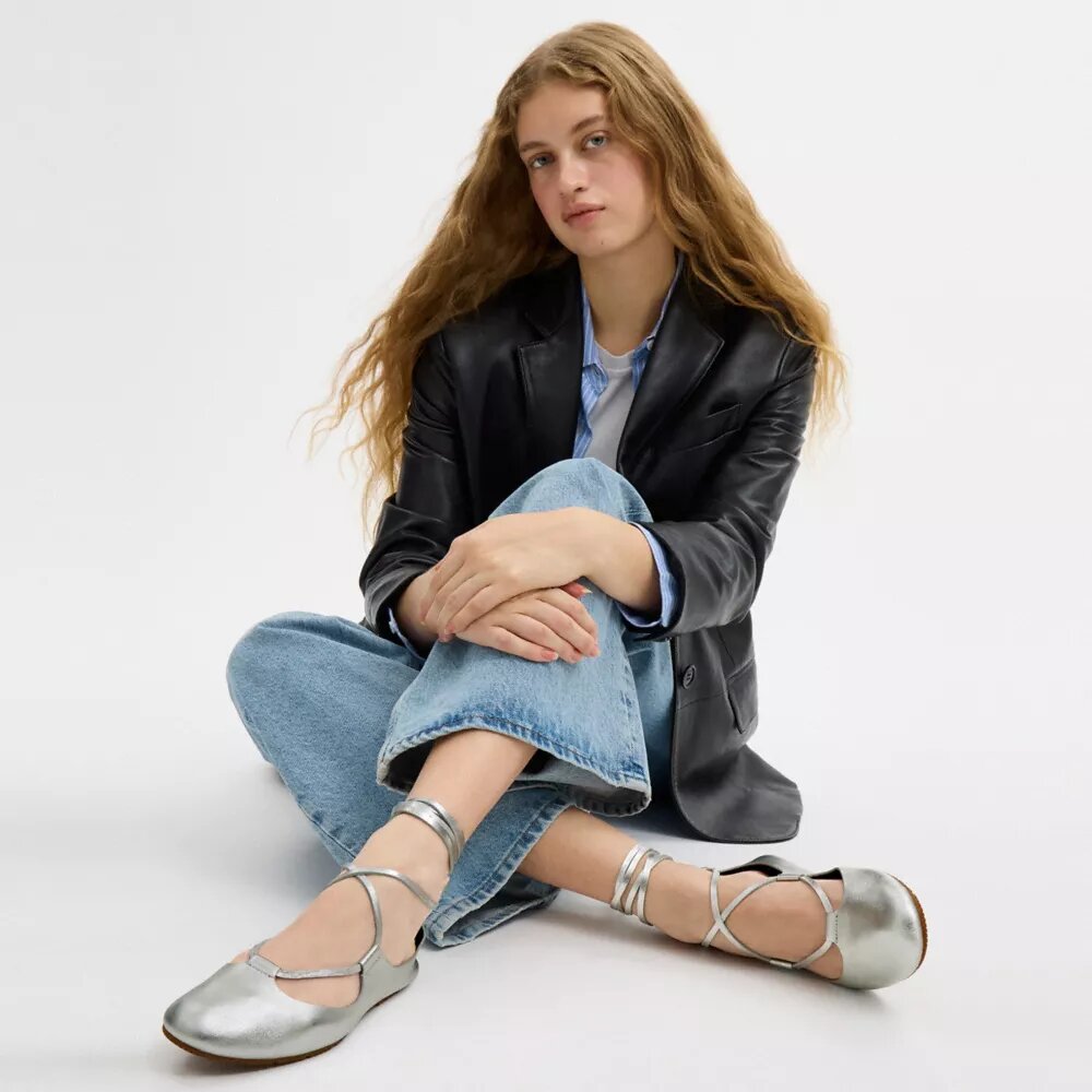Manoletinas suaves con cordones