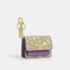Mini colgantes para bolsos Klare con estampado floral en bloques