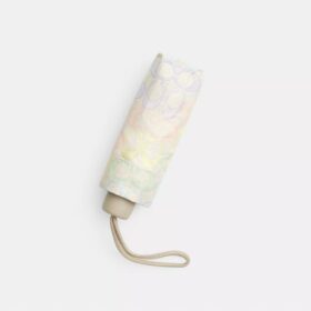 Mini paraguas con protección UV y estampado arcoíris exclusivo