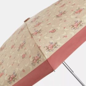 Mini paraguas con protección UV y estampado floral