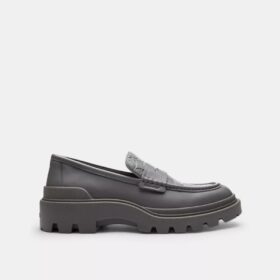 Mocasines con estampado emblemático