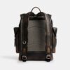 Mochila Hitch en cuero desgastado