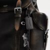 Mochila Hitch en cuero desgastado
