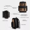 Mochila Sprint en jacquard exclusivo