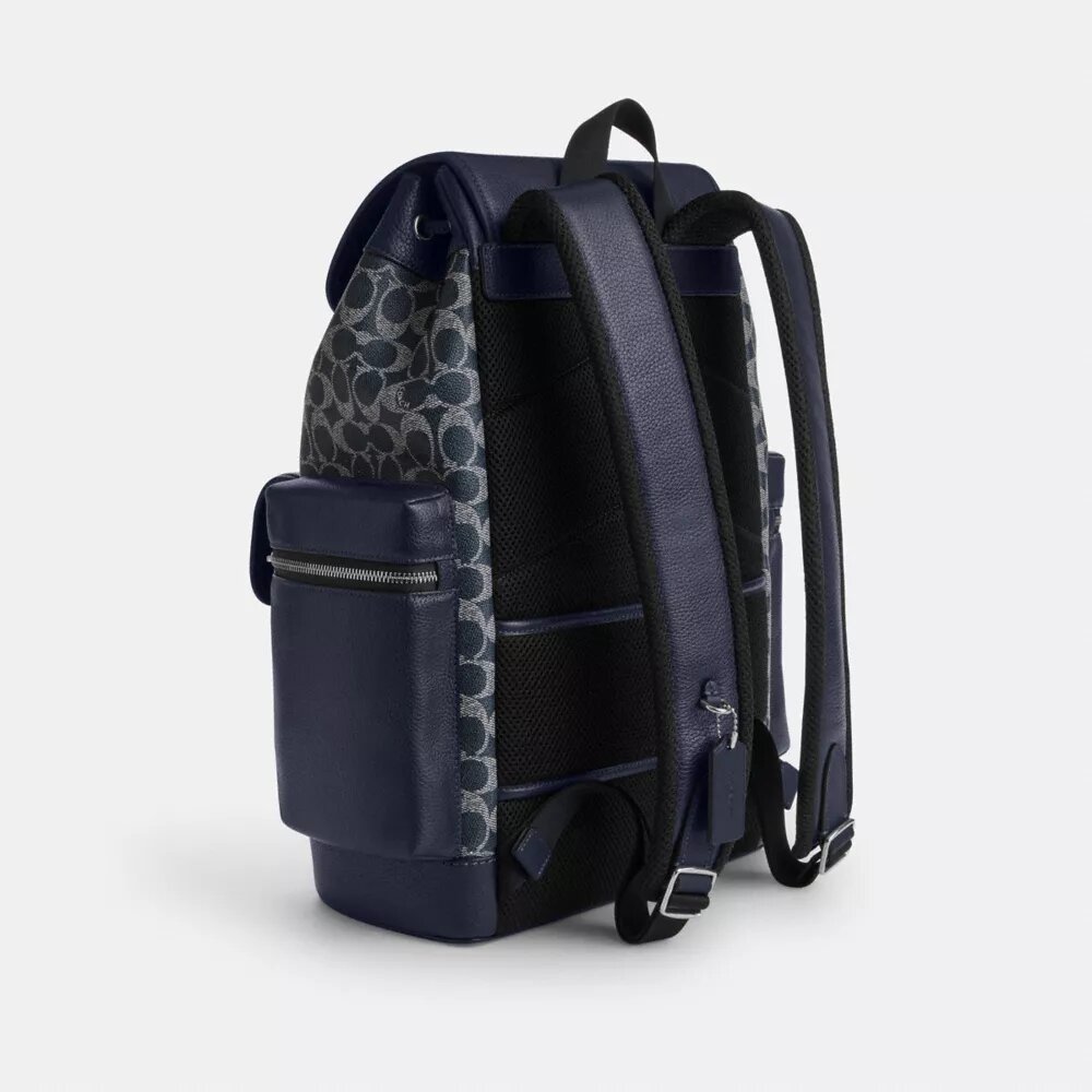 Mochila Sprint en Signature Canvas con bloques de color