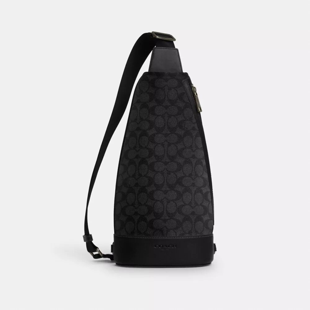 Mochila tipo bandolera Dominic en Signature Canvas
