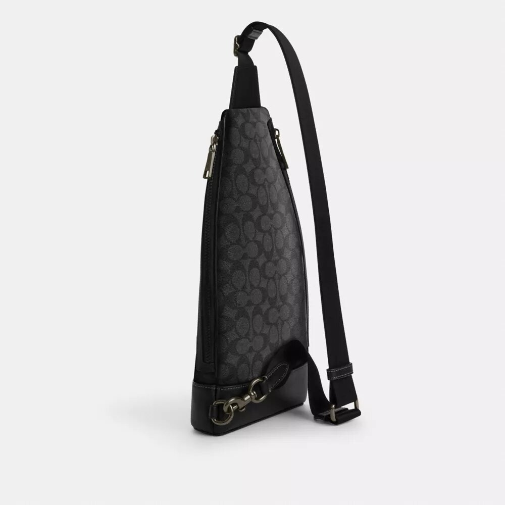 Mochila tipo bandolera Dominic en Signature Canvas