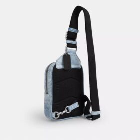 Mochila tipo bandolera Racer en denim exclusivo Loved