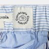 Pantalones a rayas con patchwork