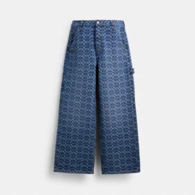 Pantalones de carpintero de denim exclusivo en algodón orgánico