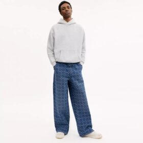 Pantalones de carpintero de denim exclusivo en algodón orgánico