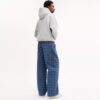 Pantalones de carpintero de denim exclusivo en algodón orgánico