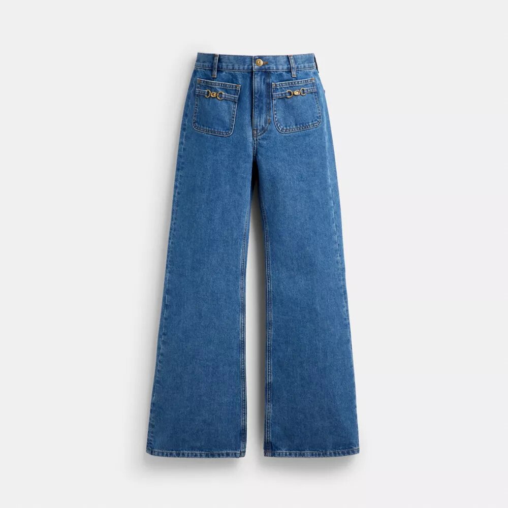 Pantalones de mezclilla «Sculpted C» de algodón orgánico