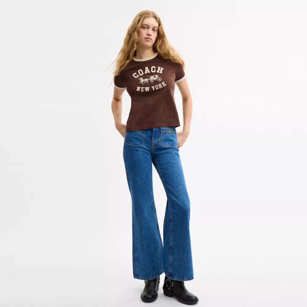 Pantalones de mezclilla «Sculpted C» de algodón orgánico