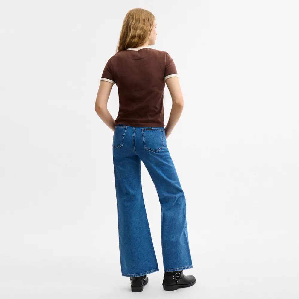 Pantalones de mezclilla «Sculpted C» de algodón orgánico