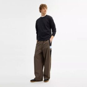 Pantalones deportivos de pierna recta en poliéster reciclado
