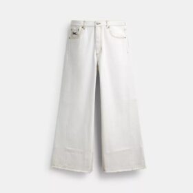 Pantalones holgados de mezclilla de algodón orgánico