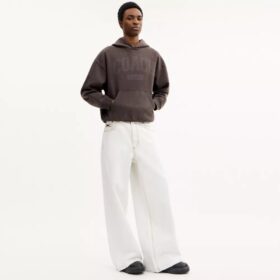 Pantalones holgados de mezclilla de algodón orgánico