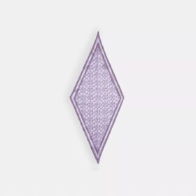 Pañuelo de seda con diseño de rombos exclusivo