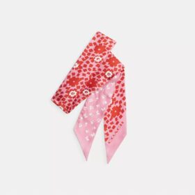 Pañuelo delgado de seda con estampado floral «Country Club»