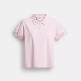Polos encogidos con el logotipo de Coach en cursiva, de Algodón orgánico