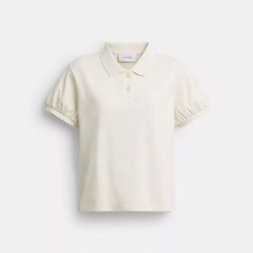 Polos encogidos con el logotipo de Coach en cursiva, de Algodón orgánico