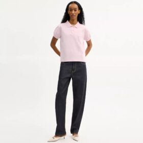 Polos encogidos con el logotipo de Coach en cursiva, de Algodón orgánico