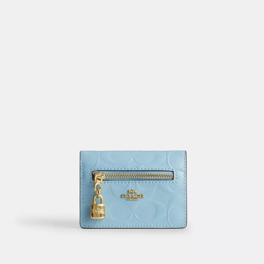 Portatarjetas con Charms en cuero exclusivo