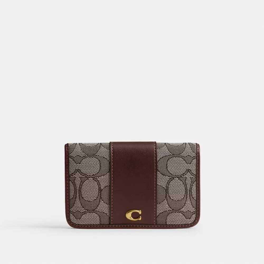 Portatarjetas delgado Essential en jacquard exclusivo