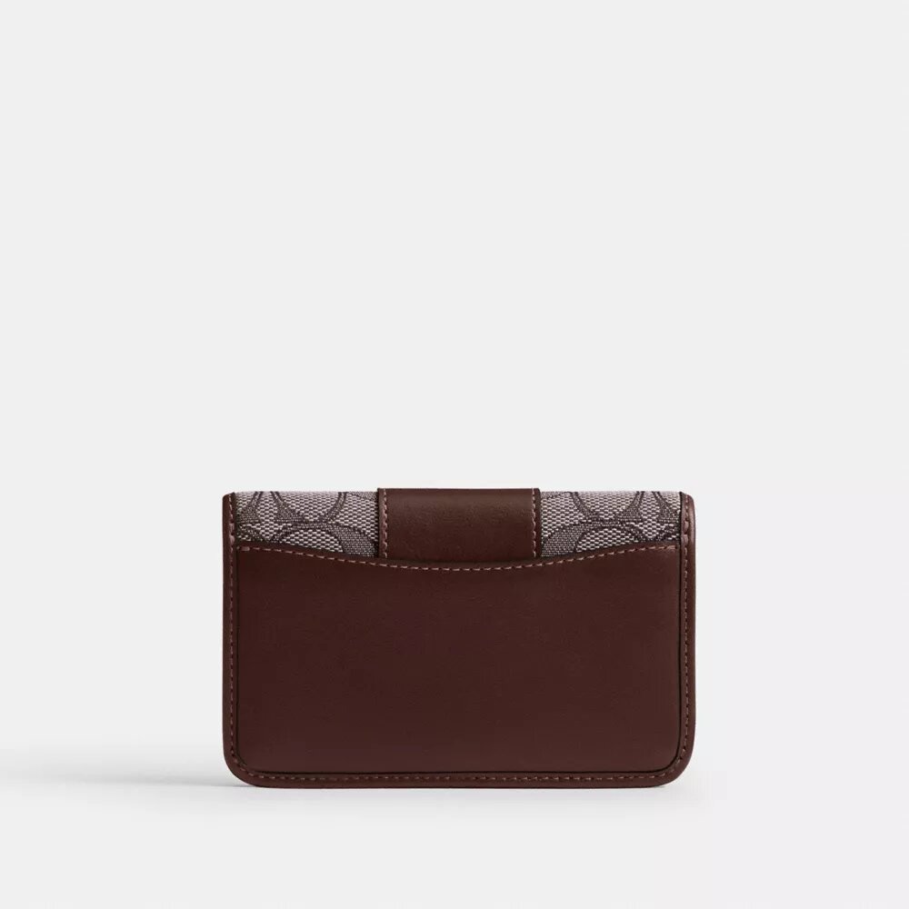 Portatarjetas delgado Essential en jacquard exclusivo