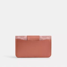 Portatarjetas delgado Essential en Signature Canvas