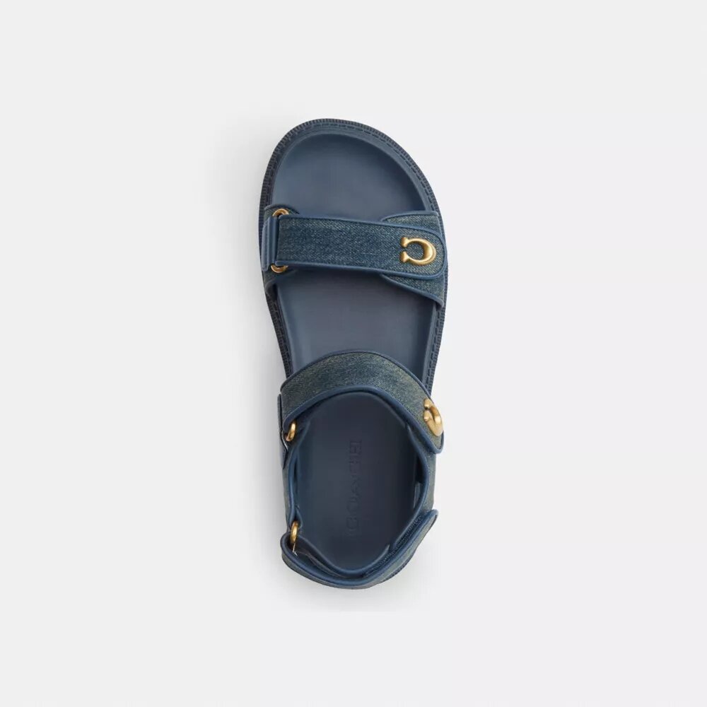Sandalias Brynn en denim desgastado